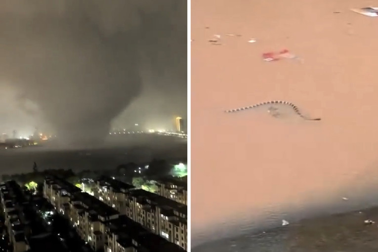VIDEO Tornado u Kini iščupao muškarca s 12. kata. Poplave oslobodile 800 zmija s farme