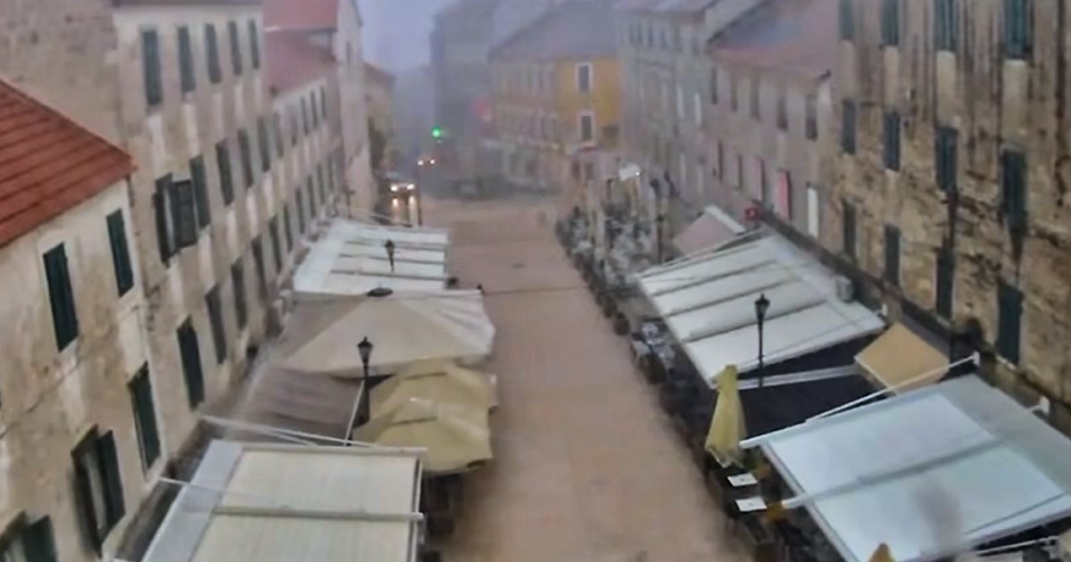 VIDEO Nova oluja u Sinju