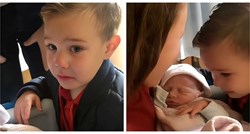 Dječak zaplakao kad je prvi put susreo mlađu sestru, video je postao viralan