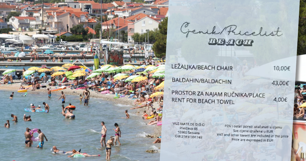 Beach Bar U Vodicama Naplaćuje Mjesto Za Ručnike. Kažu Da Se Radi O ...