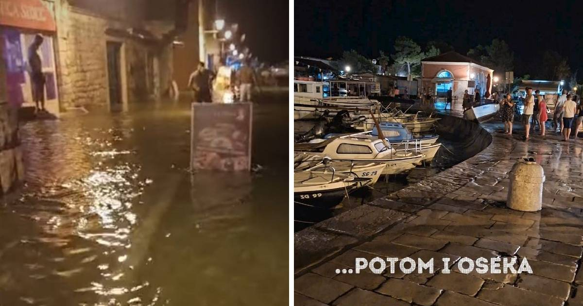 VIDEO Meteotsunami na Hvaru. Turisti bježali, brodovi dirali samo dno