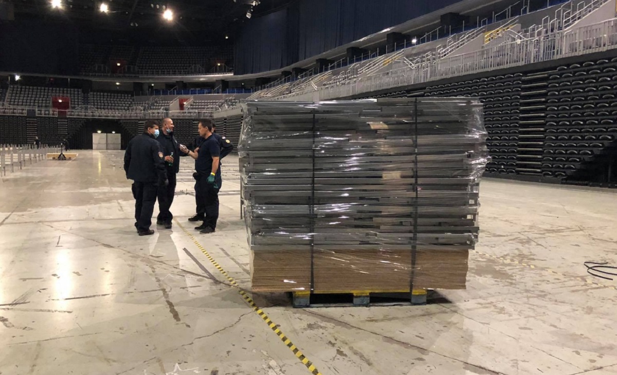 FOTO Krenulo je uklanjanje kreveta iz zagrebačke Arene