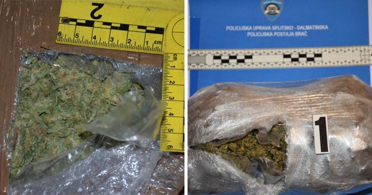 Za vikend uhićena tri dilera u Splitsko-dalmatinskoj županiji, zaplijenjena marihuana