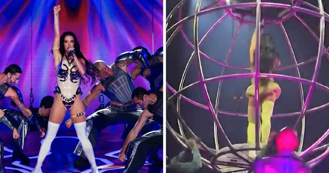 Katy Perry skoro ispala iz viseće kugle na koncertu, publika promatrala u strahu