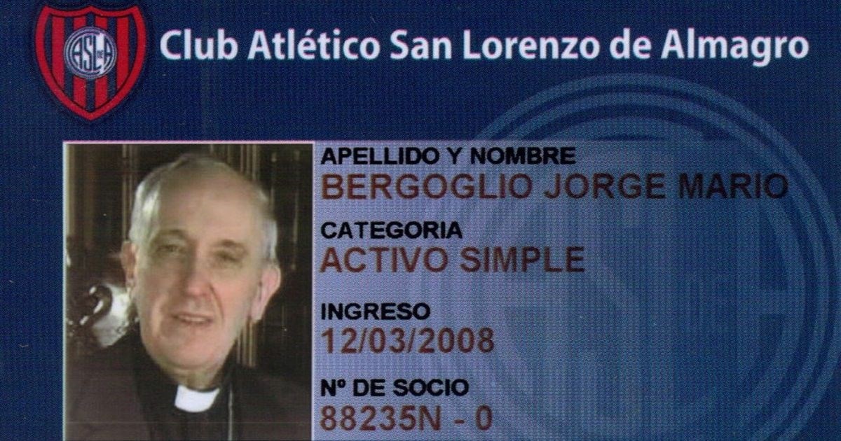 Papa Franjo obožavao je jedan klub i do kraja čuvao člansku iskaznicu