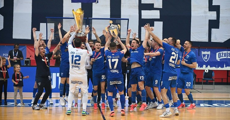 Veliko slavlje u Draženovom domu, Futsal Dinamo prvi put prvak Hrvatske