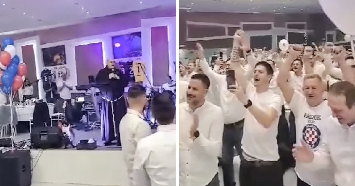 VIDEO Svećenik u Međugorju poveo pjesmu: Ima jedno obećanje, da će Hajduk prvak biti