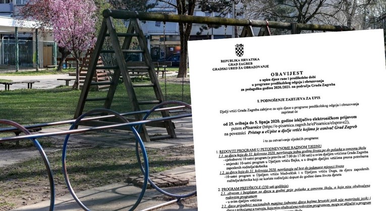 Upisi u zagrebačke vrtiće prvi put na daljinu, Grad objavio detalje