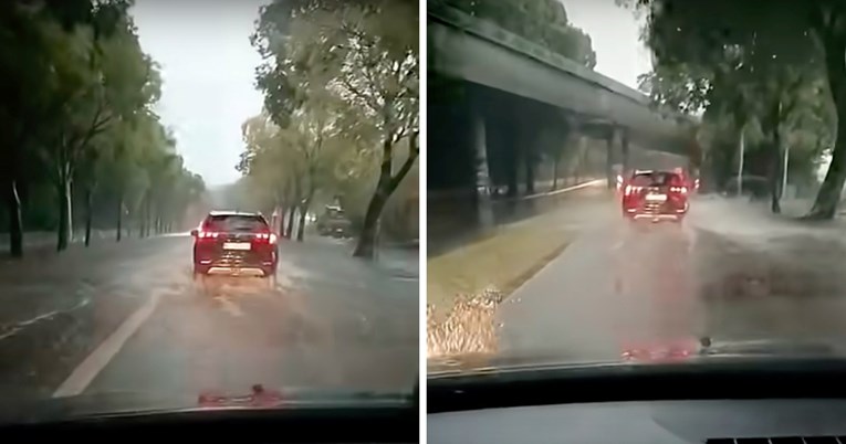 VIDEO Ceste u Rijeci bile pod vodom zbog obilne kiše