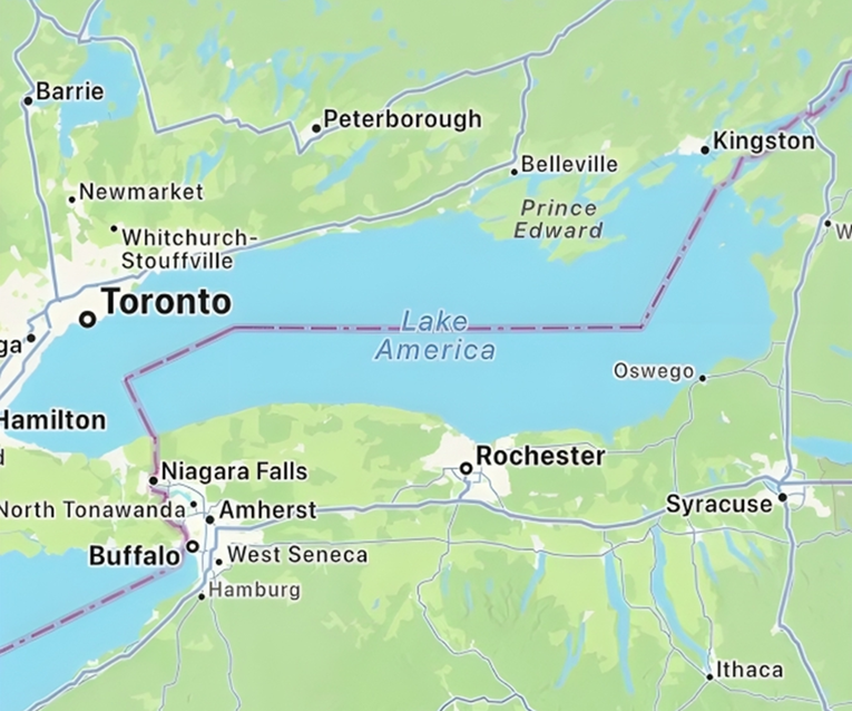 Apple poslušao Trumpa. Jezero Ontario je za Amerikance sada jezero Amerika