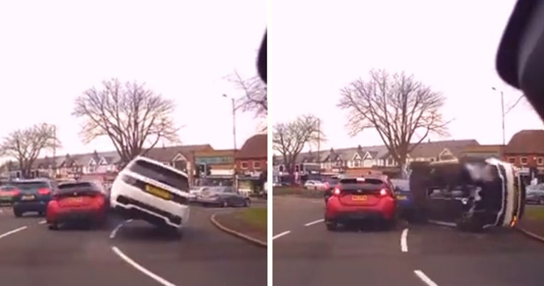 VIDEO Land Roverom naletio na malu Toyotu, nije se dobro proveo