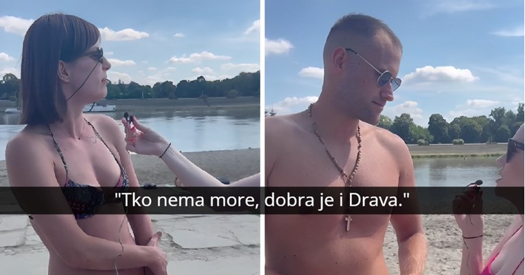 Sreli smo Splićanku koja godišnji odmor provodi na osječkoj Kopiki: "Voda je voda"