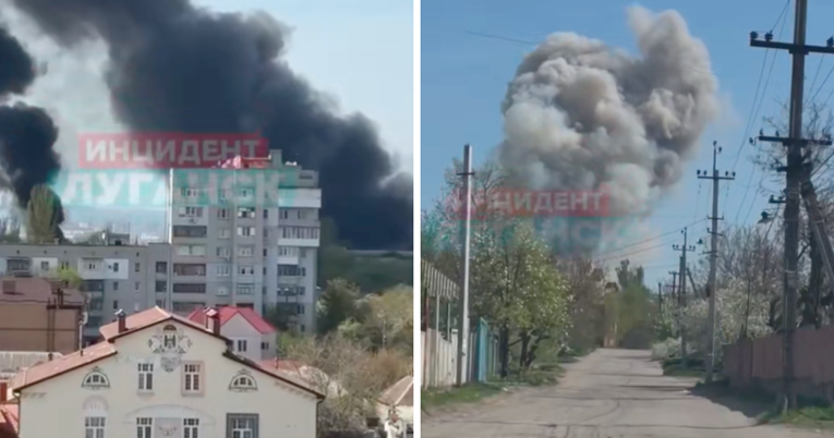 Ukrajinci napali okupirani grad, diže se gusti dim. Rusi: Ispalili su Storm Shadowe