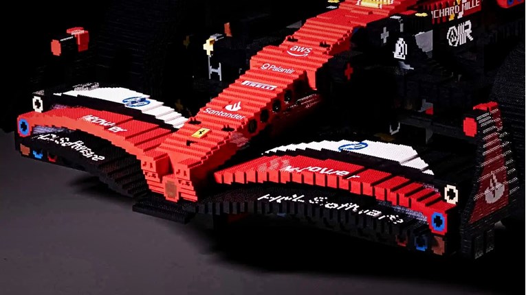VIDEO Lego je napravio repliku Ferrarijevog bolida u prirodnoj veličini