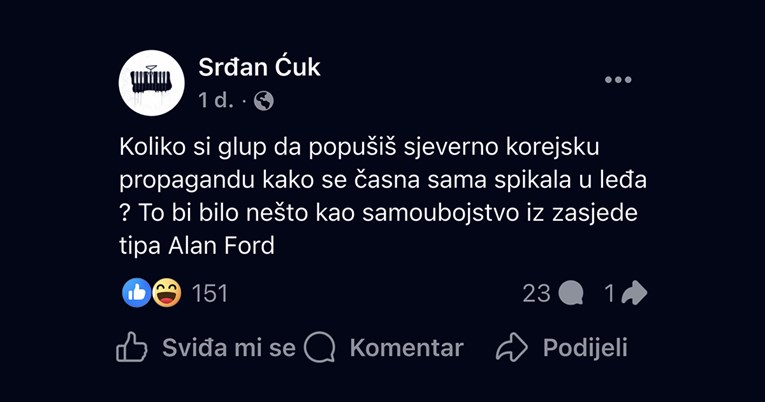 Desničari šire novu laž o časnoj