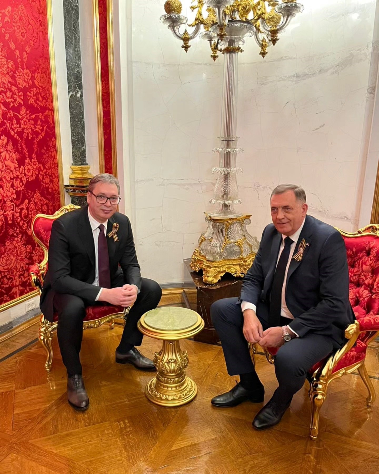 Nije vic, Vučić se u Kremlju sastao s Dodikom