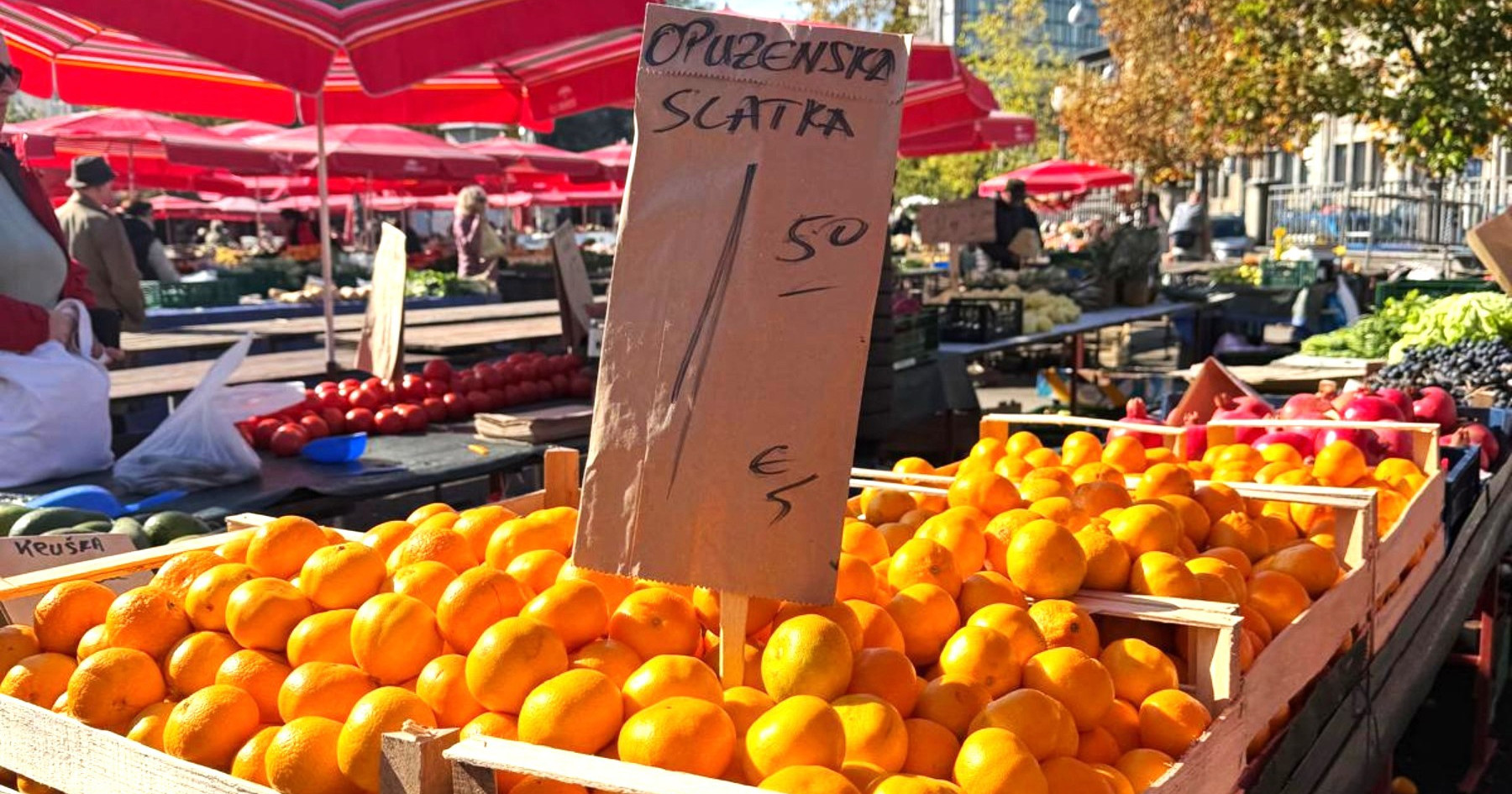 Kesteni, mandarine i buče stigli na zagrebačke tržnice. Pogledajte cijene