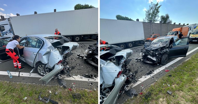 Lančani sudar na A3 kod Zagreba. Petero ozlijeđenih, dignut helikopter