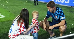 Sinčić Marija Pašalića potrčao tati na travnjak nakon utakmice