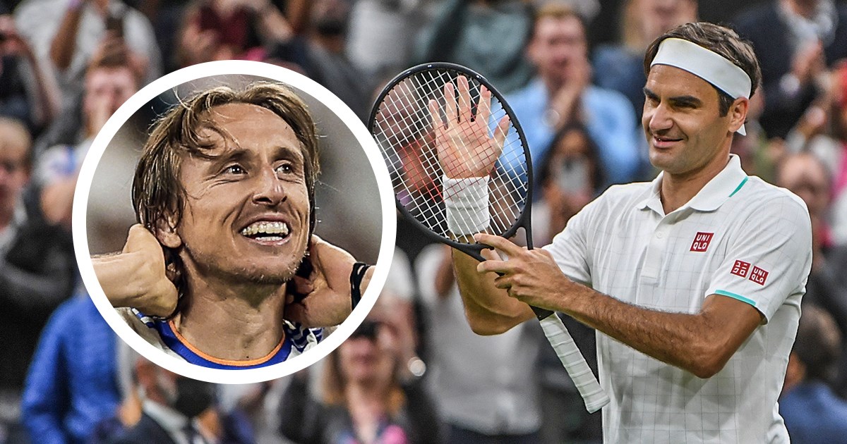 Modrić s dvije riječi i simbolom odao počast Federeru