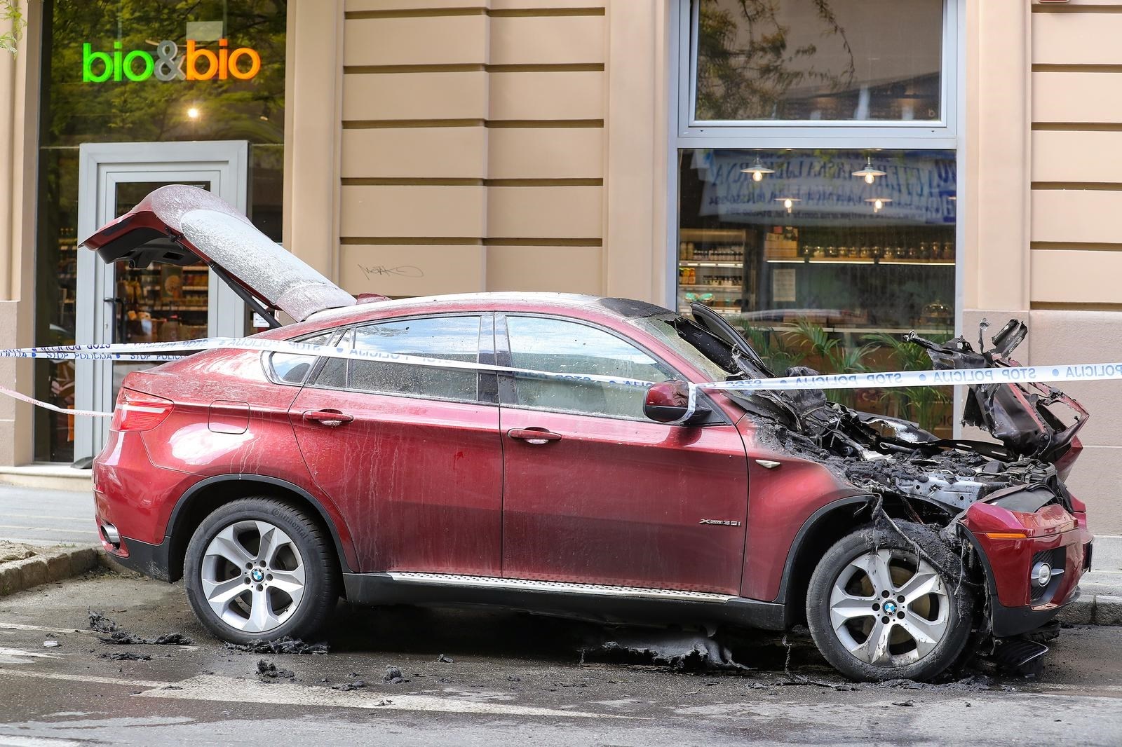 Zapalio se BMW u središtu Zagreba