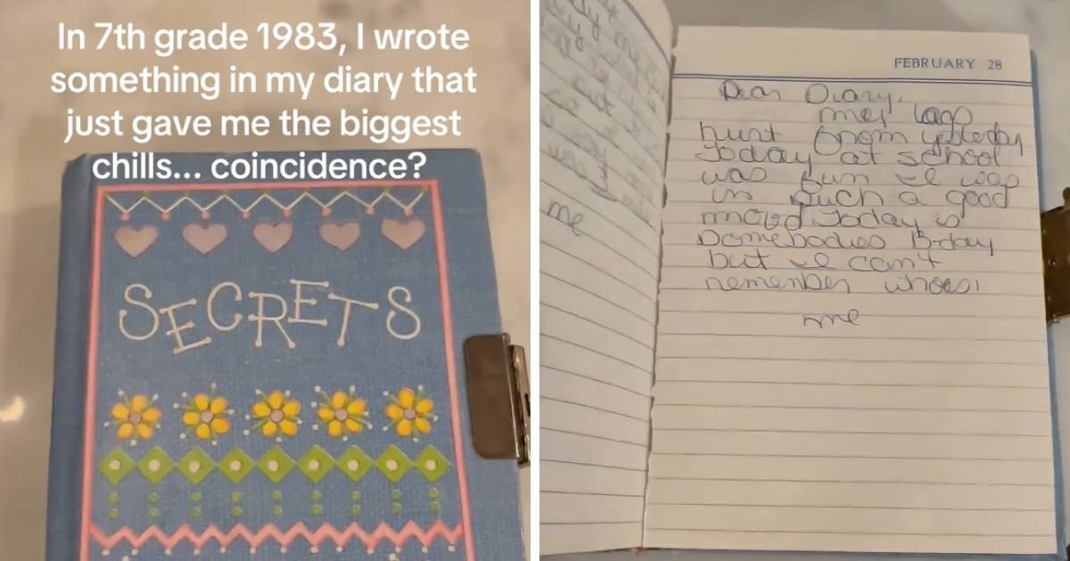 Pronašla dnevnik iz 1983., naježila se kad je pročitala zapis iz veljače