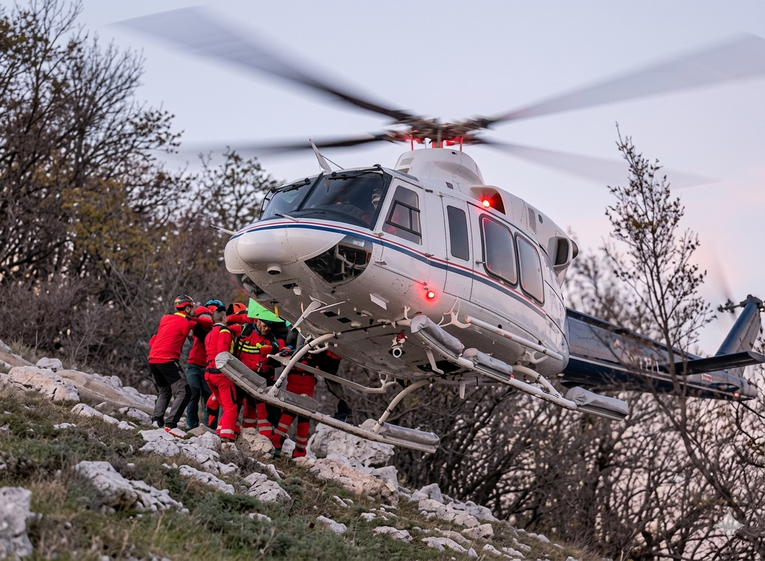 VIDEO Britanac pao paraglajderom kod Tribalja, spašavali ga HGSS i helikopter MUP-a