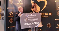 Dinamo osnovao zakladu Nema predaje i uplatio prvu donaciju od milijun kuna