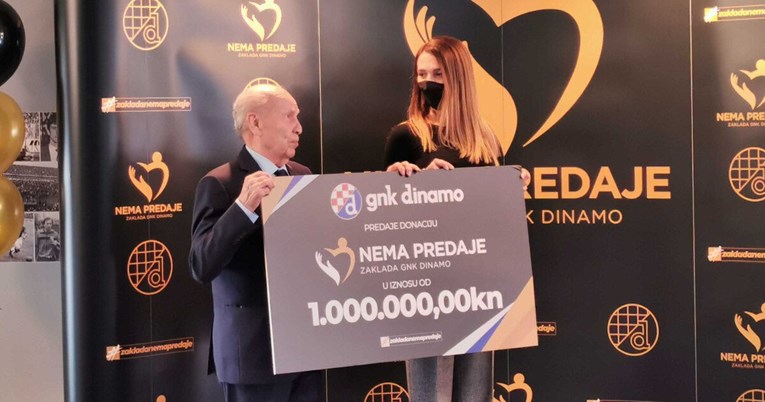 Dinamo osnovao zakladu Nema predaje i uplatio prvu donaciju od milijun kuna