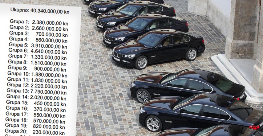 Država nabavlja aute za 40 millijuna kuna