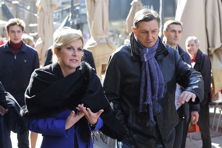 FOTO Kolinda i Pahor prošetali Zagrebom