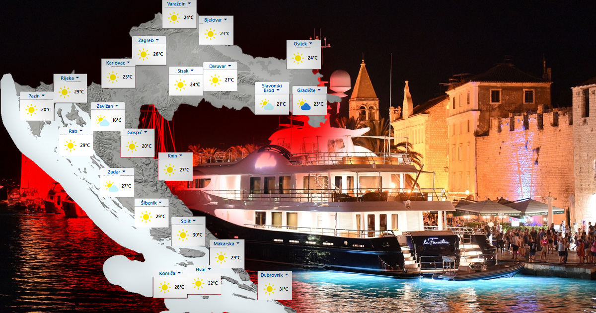 Noć je bila paklena. U Zagrebu u 3 ujutro izmjereno 28 stupnjeva, na Hvaru 30