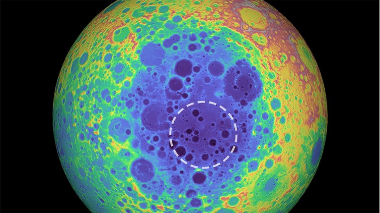 Otkrivena misteriozna masa ispod najvećeg kratera na Mjesecu