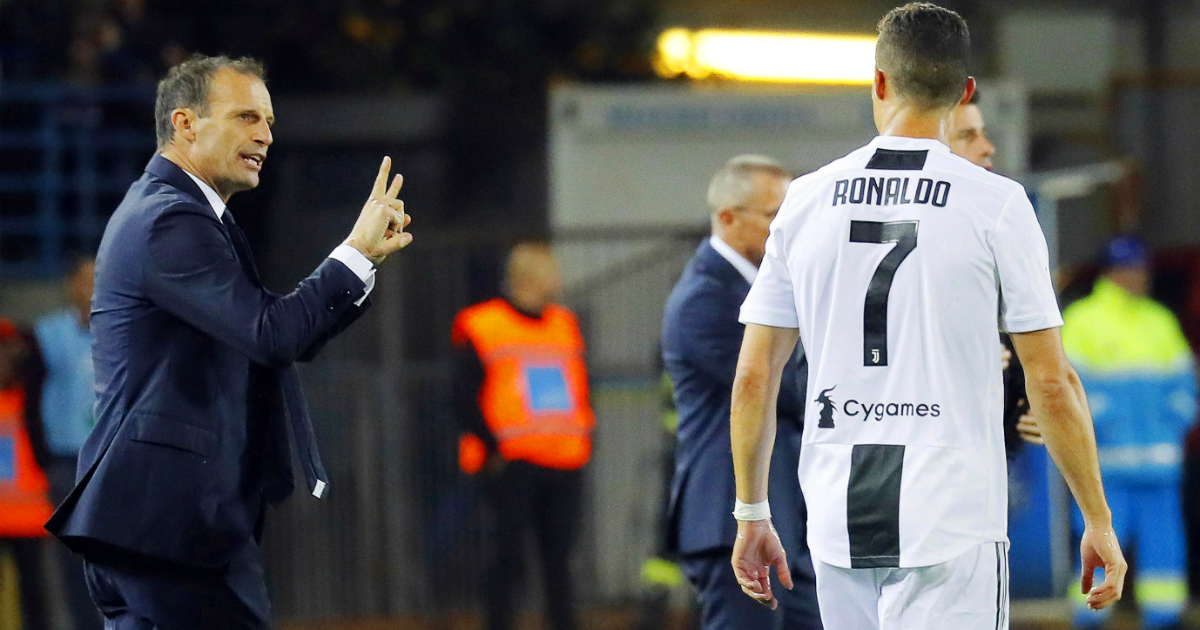 Allegri: Nadam se da će Ronaldov pogodak pokazivati djeci kao primjer