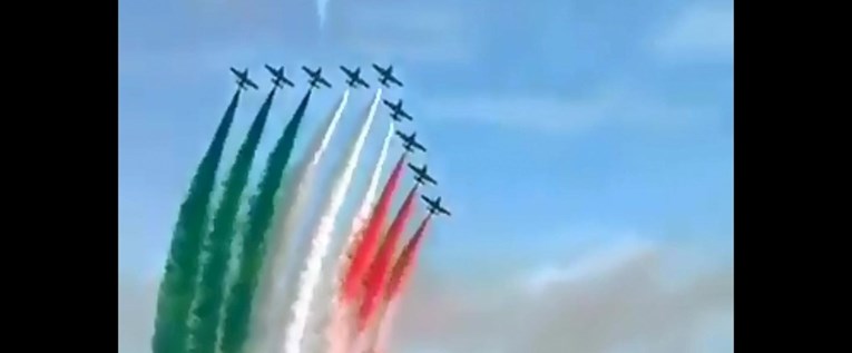 Spektakl talijanskog zrakoplovstva: Simbol snage i otpora tijekom pandemije