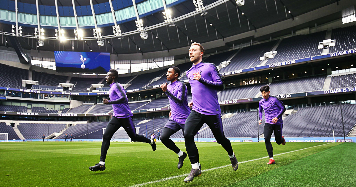 VIDEO Igrači Tottenhama prvi put trenirali na novom stadionu