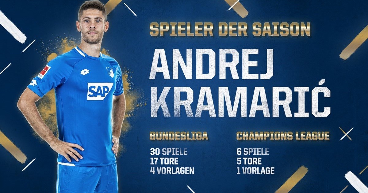 Kramarić proglašen Hoffenheimovim igračem sezone