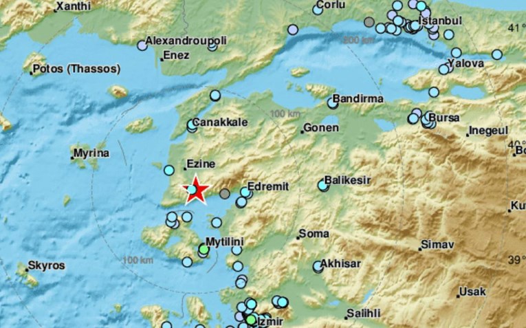Jak potres pogodio zapadnu obalu Turske