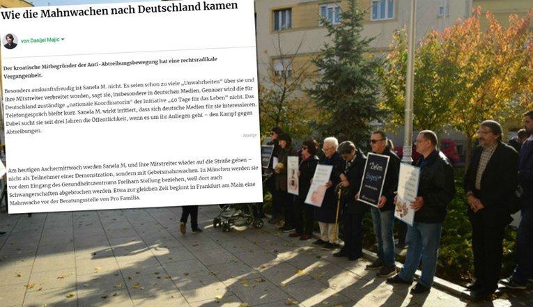 Molitelje protiv pobačaja u Njemačku je doveo osuđeni hrvatski huligan