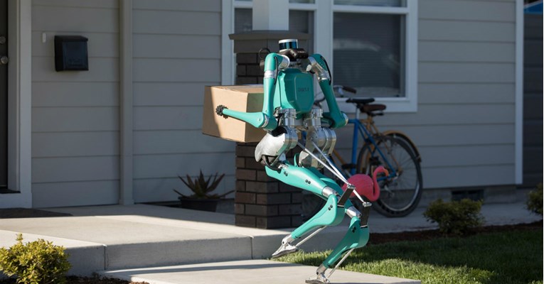 Pogledajte kako robot samostalno dostavlja paket do kućnog praga