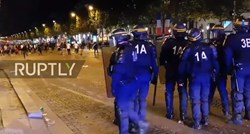 Francuzi divljali Parizom nakon pobjede, policija bacila suzavac