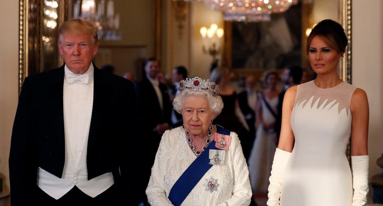 Melania Trump zablistala u bijeloj haljini na večeri s kraljevskom obitelji