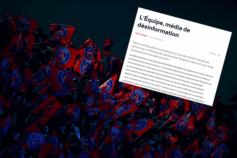 PSG tvrdi da L'Equipe širi dezinformacije: "Pogrešno i smiješno"