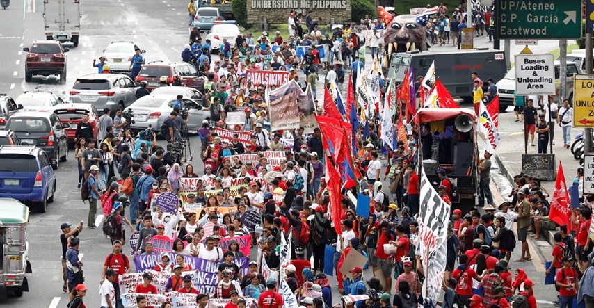 Tisuće Filipinaca prosvjeduju protiv Dutertea: "On je tiranin"