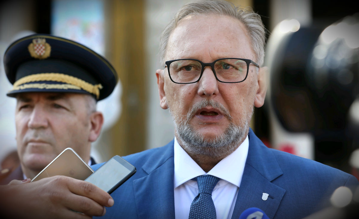 Božinović nije htio odgovoriti na pitanje vjeruje li Milijanu Brkiću