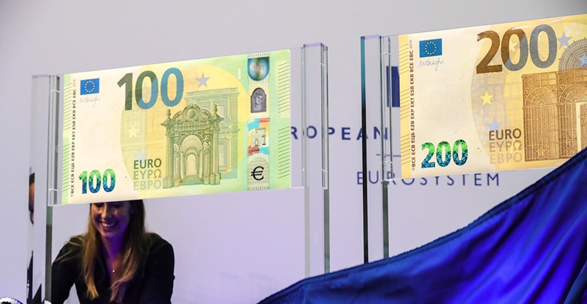 Od jučer nove novčanice od 100 i 200 eura. Pogledajte kako izgledaju