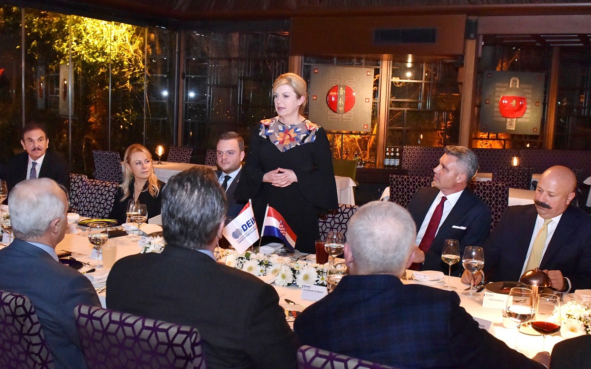 Kolinda je u Istanbulu, sastala se s turskim gospodarstvenicima