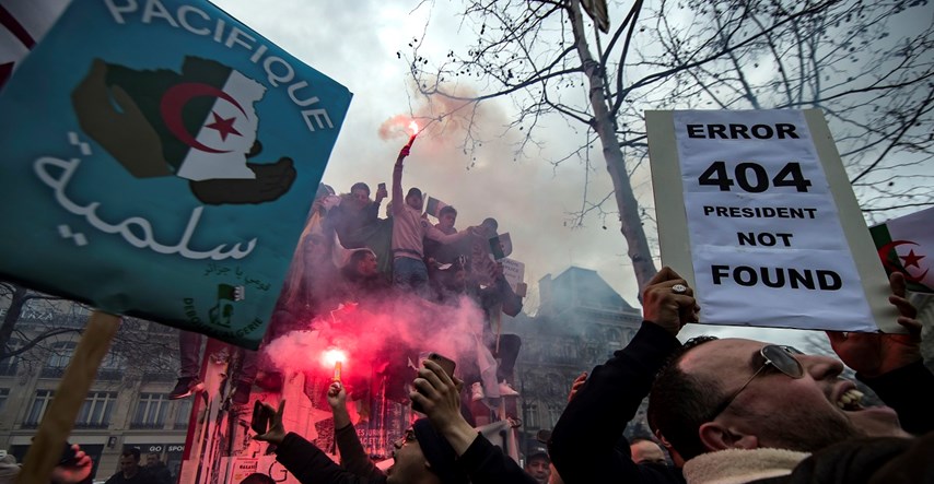 Tisuće ljudi prosvjedovalo diljem Francuske protiv alžirskog predsjednika