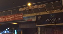 U Splitu uoči Pridea postavljen transparent "Only dead gay is ok"