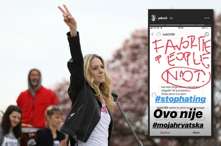 Jelena Veljača pokazala otrovnu poruku koju je primila nakon prosvjeda #spasime